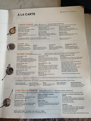 Menu photo 2 The Melting Pot - Cincinnati Cincinnati, OH Menu photo 2 The Melting Pot - Cincinnati Cincinnati, OH