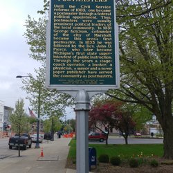 Postmasters / Howard F. Young Historical Marker - Postmasters Historical Marker in Marshall MI
