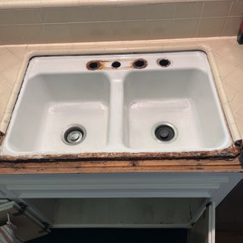 Premium Surface Refinishing - Before - Refinishing Services Near Me