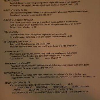 Alexander Michael's - Menu / Entrees - American Near Me - Charlotte, North Carolina