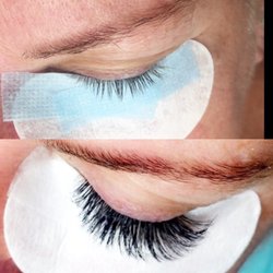Lashes by Kandy - Before and after