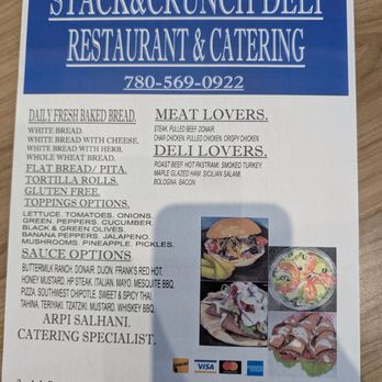 Stack & Crunch Deli - Sandwiches Near Me - St. Albert, Alberta Stack & Crunch Deli - Sandwiches Near Me - St. Albert, Alberta