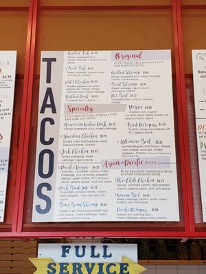 Menu photo 2 Pacific Coast Tacos Sugar Land, TX