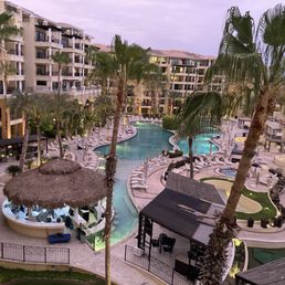 View of pools from my balcony