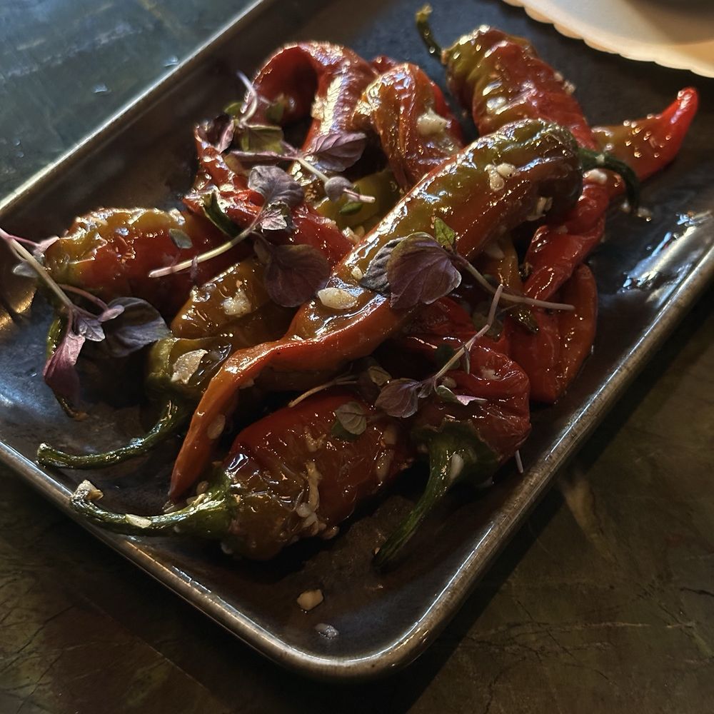 Twelvemonth - Roasted Jimmy Nardello: 5/5 - Vegan Near Me - Burlingame, California Twelvemonth - Roasted Jimmy Nardello: 5/5 - Vegan Near Me - Burlingame, California