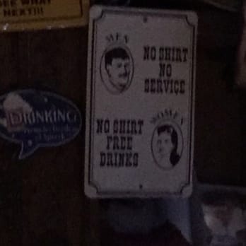 Mehanata - Funny sign on the upstairs bar - Dance Clubs Near Me - New York, New York