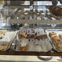 a display of pastries a display of pastries