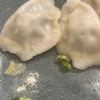 Hidden Dumpling House - Pork,Shrimp,Chives Dumplings(10). The chives were old and almost dried out meat was not fresh. - Chinese Near Me - Elk Grove, California