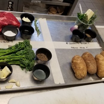 Niagara Falls Culinary Institute - Ingredient layout (for two people) - Cooking Schools Near Me - Niagara Falls, New York Niagara Falls Culinary Institute - Ingredient layout (for two people) - Cooking Schools Near Me - Niagara Falls, New York