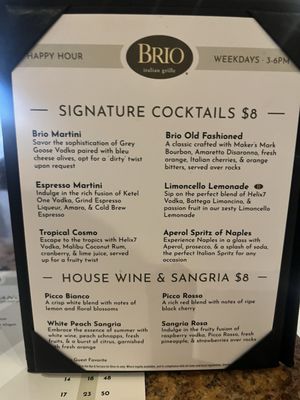 Menu photo 4 Brio Italian Grille Cherry Hill, NJ