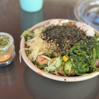 Pokeworks - Two proteins and lots of toppings! - Poke Near Me - Irvine, California Pokeworks - Two proteins and lots of toppings! - Poke Near Me - Irvine, California