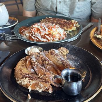 Reunion Kitchen + Drink - Huevos Rancheros and French toast - New American Near Me - Brea, California