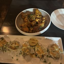 Stones Gastropub - Fried cauliflower and oysters