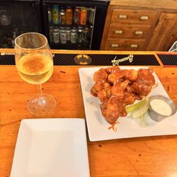 The Rendezvous - Cauliflower wings with peanut sauce.... yummy