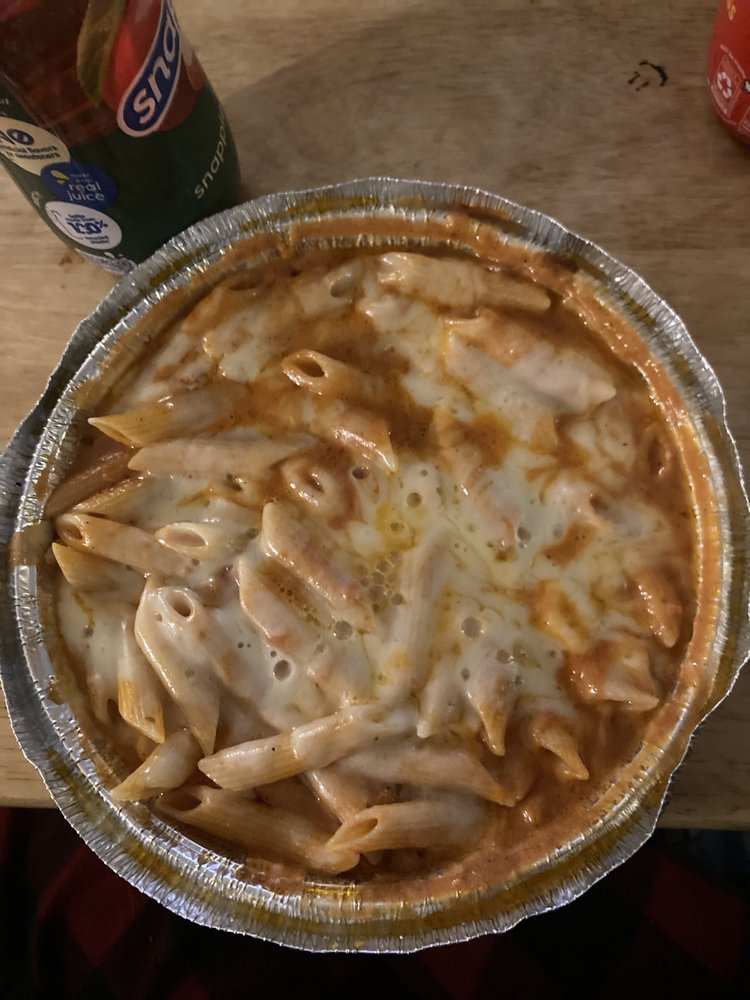 Food from Broadway Joe's Pizza