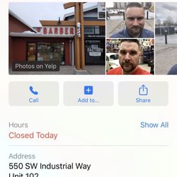 West Side Barber Shop - Wrong address