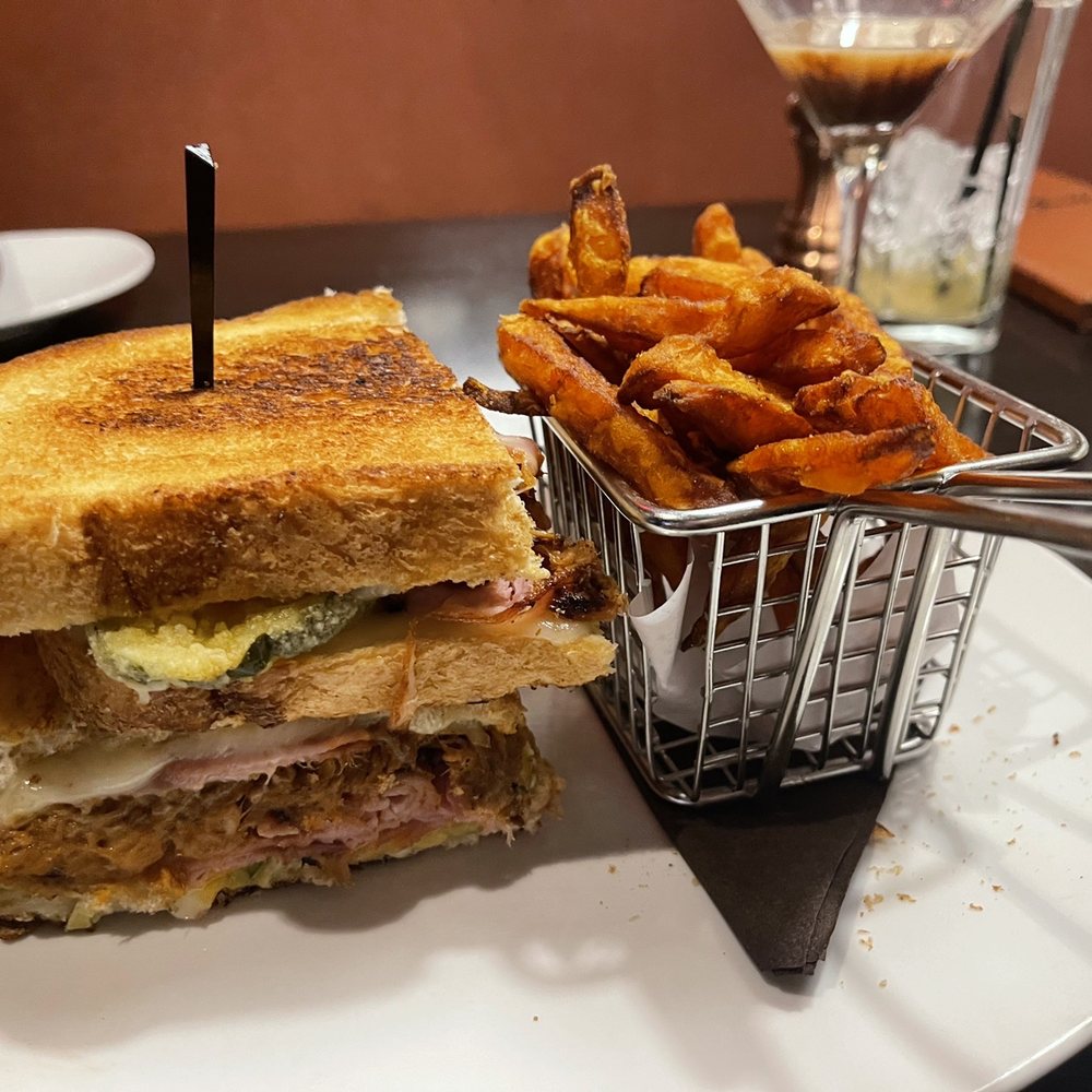 110 Cuban and. Sweet Potato Fries 110 Cuban and. Sweet Potato Fries