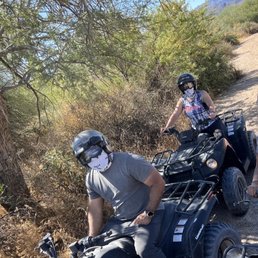 Riding on ATVs