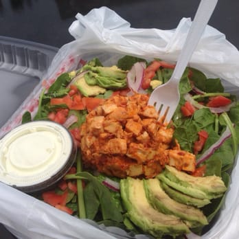 Club E Atlanta - Chipotle Chicken & Avocado Salad. Around $8. It's my fav! - Shared Office Spaces Near Me - College Park, Georgia Club E Atlanta - Chipotle Chicken & Avocado Salad. Around $8. It's my fav! - Shared Office Spaces Near Me - College Park, Georgia