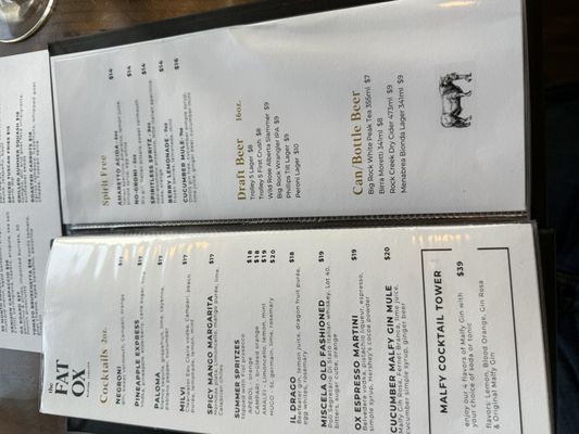 Menu photo 5 The Fat Ox Banff, AB