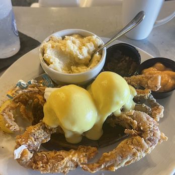 Bay Local Eatery - Soft shell crab Benedict - Breakfast & Brunch Near Me - Virginia Beach, Virginia Bay Local Eatery - Soft shell crab Benedict - Breakfast & Brunch Near Me - Virginia Beach, Virginia