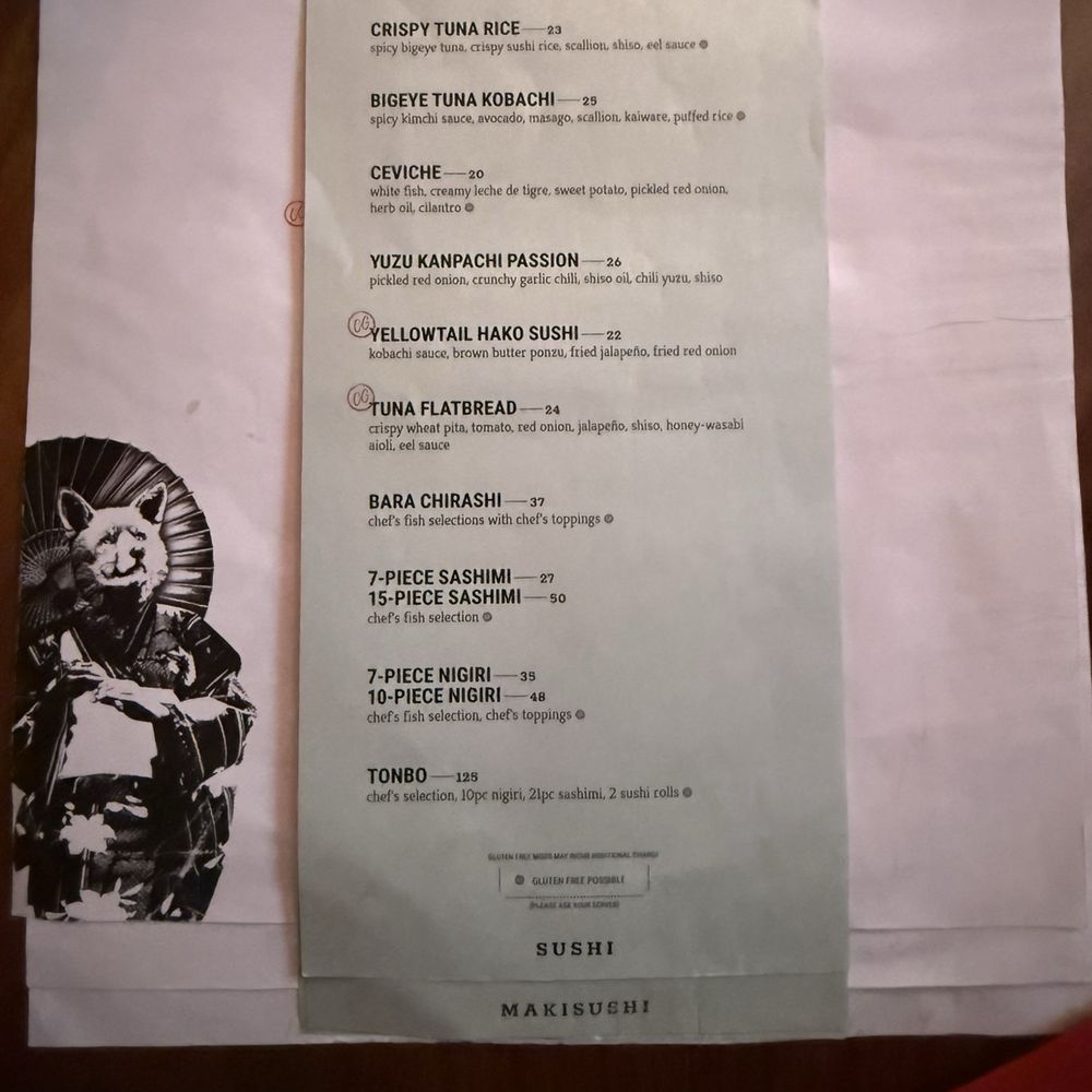 Dragonfly Robata Grill & Sushi - Menu - Sushi Bars Near Me - Orlando, Florida