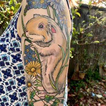 The Symbol Maker - Memorial tattoo for my beloved guinea pig, Daisy - Tattoo Near Me - Missoula, Montana The Symbol Maker - Memorial tattoo for my beloved guinea pig, Daisy - Tattoo Near Me - Missoula, Montana