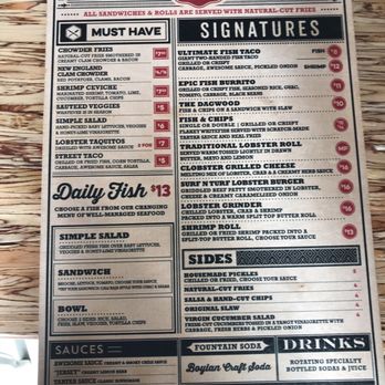 Slapfish - Menu - Seafood Near Me - Park City, Utah Slapfish - Menu - Seafood Near Me - Park City, Utah