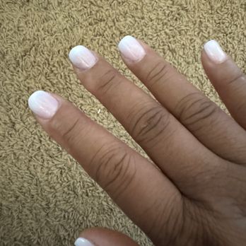 Studiomani Nails and Spa - Gel maní with pink and white ombré - Nail Salons Near Me - Poway, California