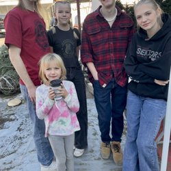 Christmas Ranch Tree Farms - Joy - hot chocolate - kids - TREES!