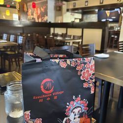 Szechuan Village - Leftovers togo bag!