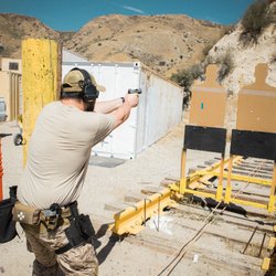 International Tactical Training Seminars - Our charging "ITTS Knife Attack" target system is an essential learning tool that shows how quickly someone can close their distance on you.