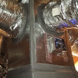 Conley Cooling and Heating - New supply plenum, air scrubber, and system seal completed