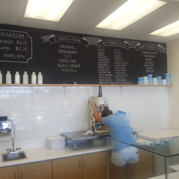 SweetSnow - Prepping the snow and menu - Desserts Near Me - Northridge, California SweetSnow - Prepping the snow and menu - Desserts Near Me - Northridge, California