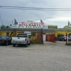 Jones Bill Auto Parts - From the street, the road right next to it is two way, the only way to access the parking lot.