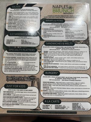Menu photo 4 Naples Brunch Naples, FL