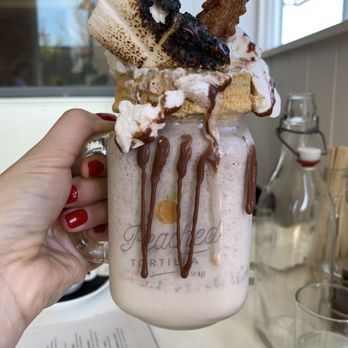 The Peached Tortilla - Mexican chocolate shake - Asian Fusion Near Me - Austin, Texas The Peached Tortilla - Mexican chocolate shake - Asian Fusion Near Me - Austin, Texas