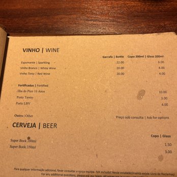 Resves Street Bar - Wine and beer menu - Cocktail Bars Near Me - Ponta Delgada, 20