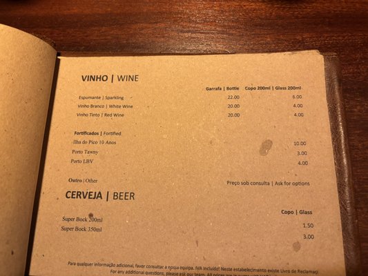 Menu photo 1 Resves Street Bar Ponta Delgada, 20