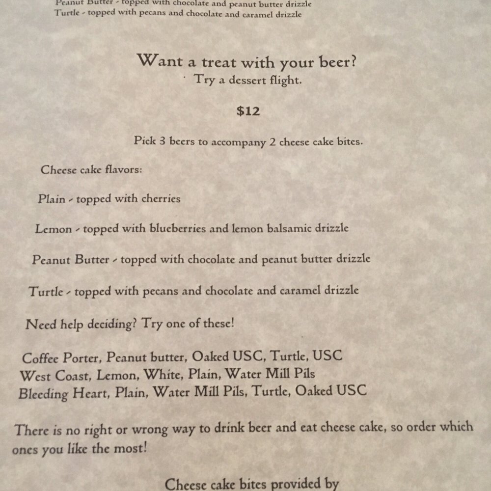 12 Gates Brewing - Dessert menu - Breweries Near Me - Williamsville, New York 12 Gates Brewing - Dessert menu - Breweries Near Me - Williamsville, New York
