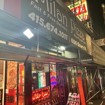 Milan Pizza - Business front - Pizza Near Me - San Francisco, California Milan Pizza - Business front - Pizza Near Me - San Francisco, California