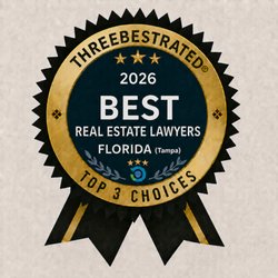 The Law Offices of Stephen K Hachey PA - Proud to be recognized by ThreeBestRated as one of Tampa's Top 3 Real Estate Lawyers for 2026. The Law Offices of Stephen K. Hachey, P.A. re