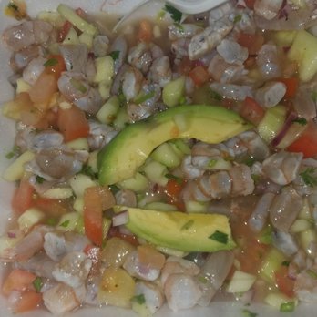 El Camaron Pelao - Botana de Camaron, after adding MY OWN lime from home. Stingy with the avocado. - Seafood Near Me - Palmdale, California