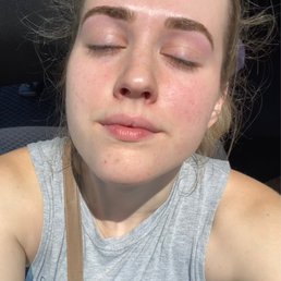 Brow Threading & Brow Tint(light brown)