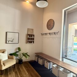 Front studio area
