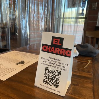 El Charro Cafe - Disposables menus available - Mexican Near Me - Tucson, Arizona
