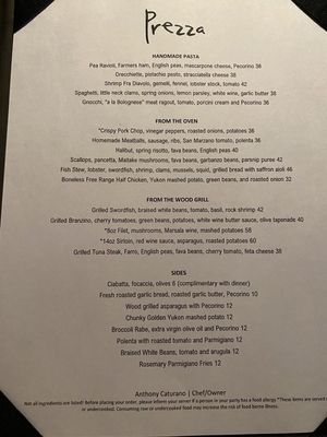 Menu photo 3 Prezza Boston, MA