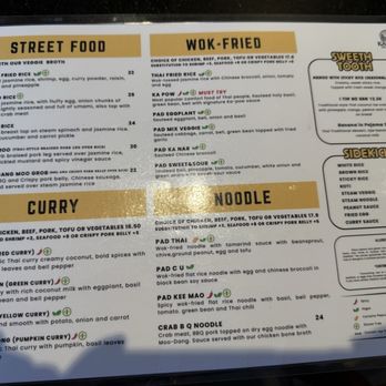 Kapow Thai Eatery - Menu - Thai Near Me - Union City, California