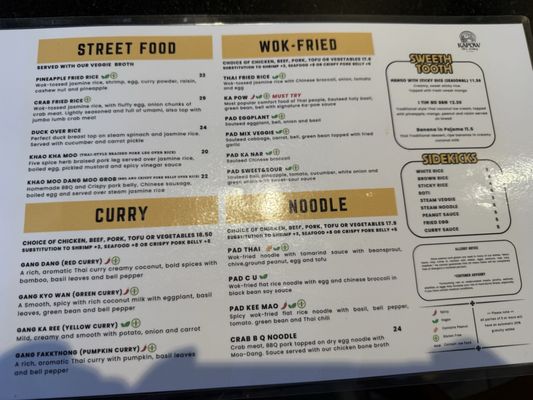 Menu photo 4 Kapow Thai Eatery Union City, CA