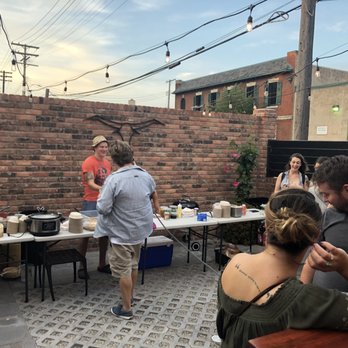 Kiesling - Back patio with pop-up. - Cocktail Bars Near Me - Detroit, Michigan Kiesling - Back patio with pop-up. - Cocktail Bars Near Me - Detroit, Michigan